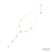 Collier Y fin maille marine acier inoxydable Sani
