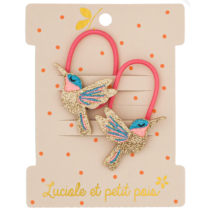 Élastiques mini - Sunny le colibri (paire)