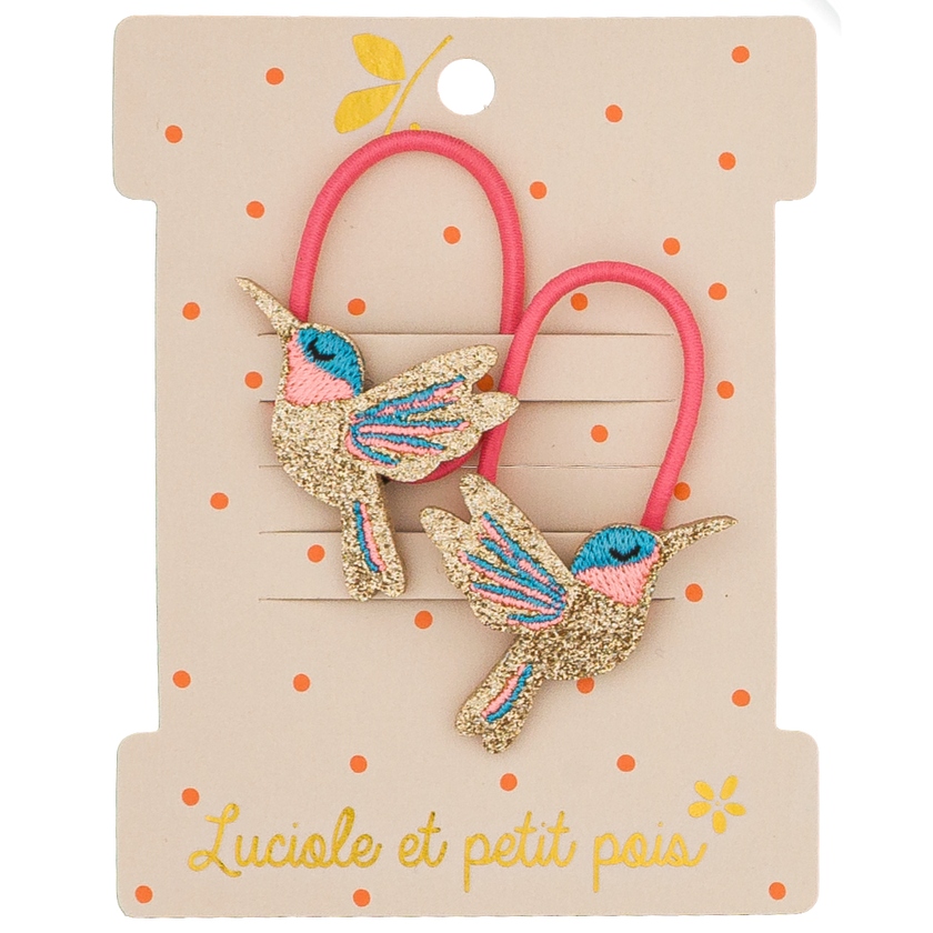 Élastiques mini - Sunny le colibri (paire)