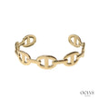 Bracelet manchette maille marine acier inoxydable Rika