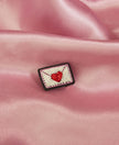 Broche Mini Enveloppe Mot D'Amour Fait Main Cannetille