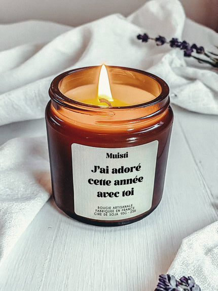 Bougie Parfumée | J'ai adoré cette année avec toi