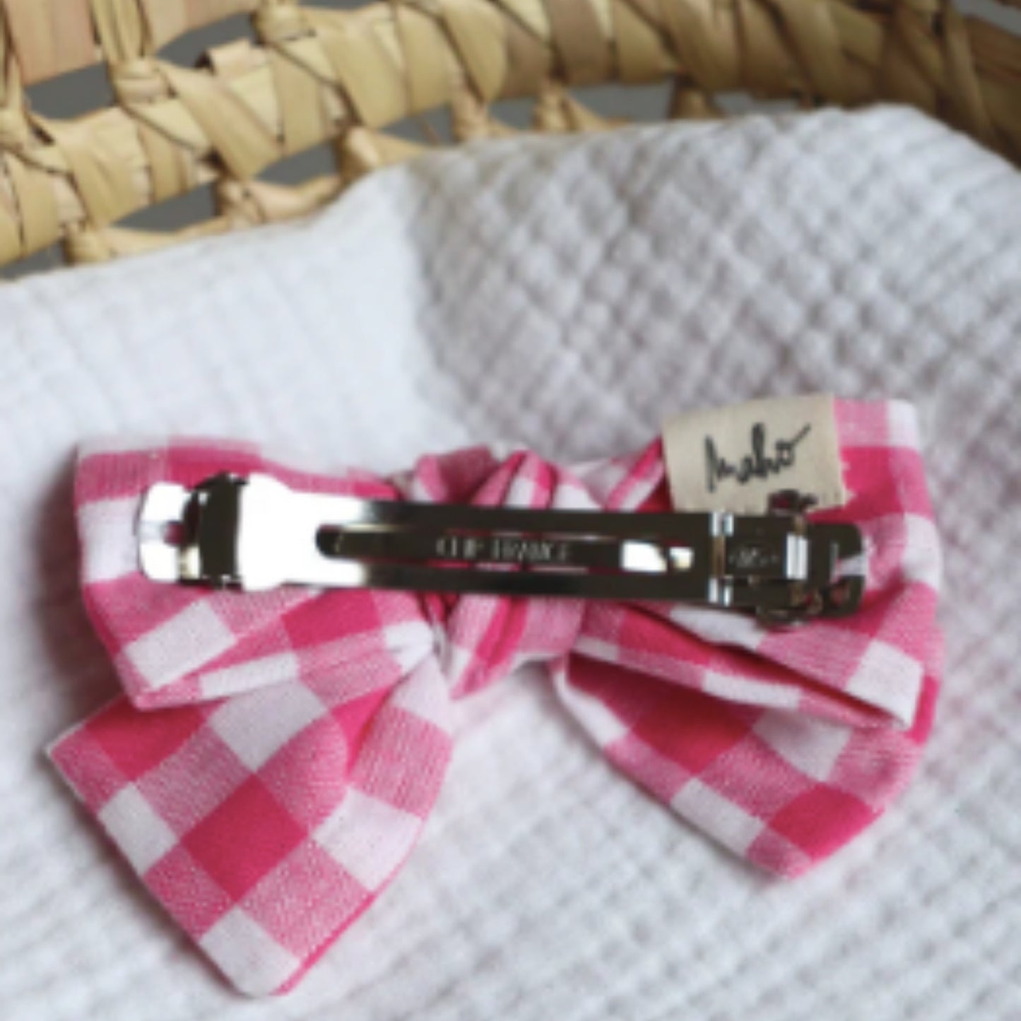 Barrette Louise | Vichy Fushia