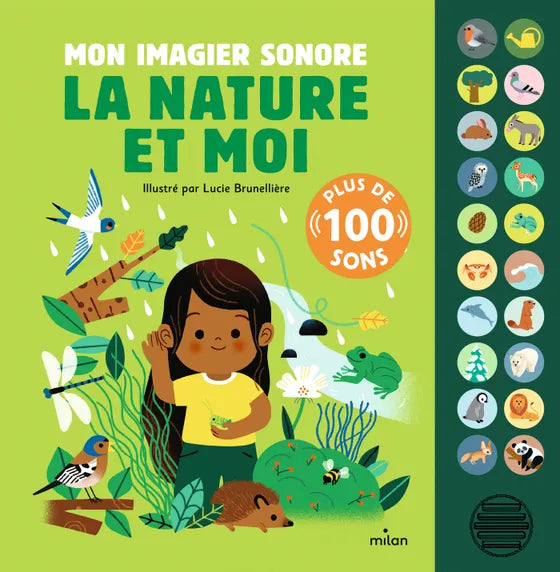 Livre | Mon imagier sonore | La nature et moi