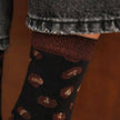 Chaussettes | Léopard noir