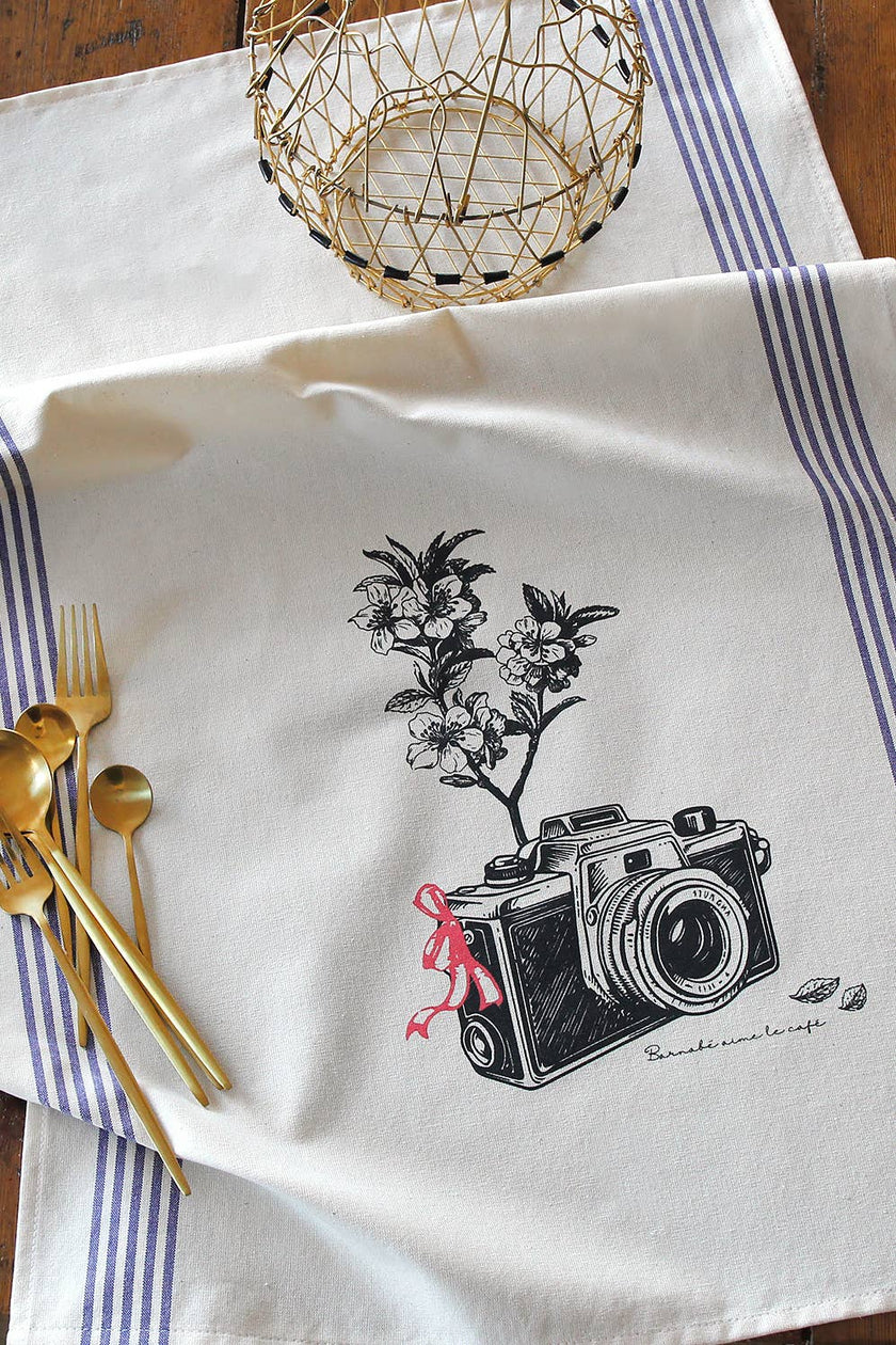 Torchon de cuisine XXL - 100% coton - serigraphie originale