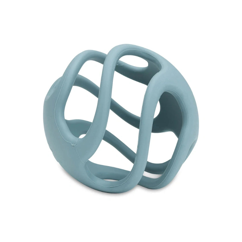 Anneau de dentition balle en silicone Sea green