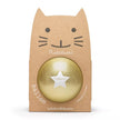 Ballon 15cm dore paillette
