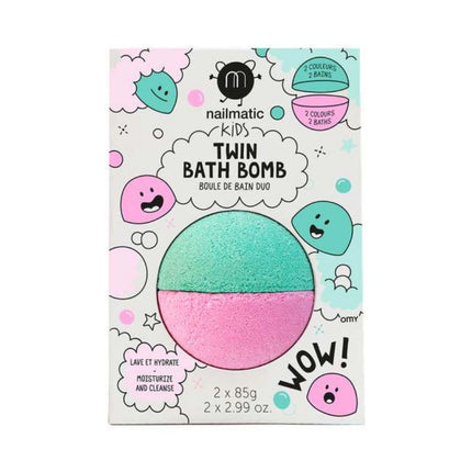 Boule de bain lagon rose et vert