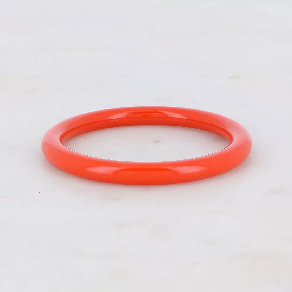 Bracelet jonc fermée résine colorée