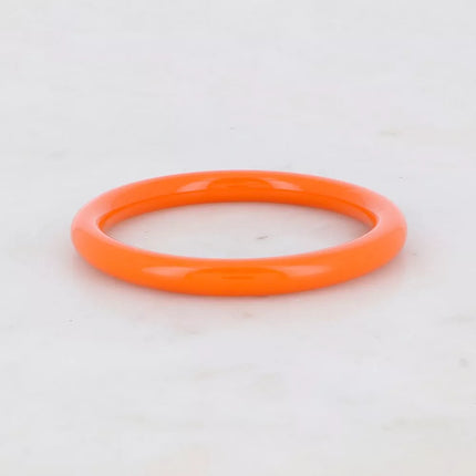 Bracelet jonc fermée résine colorée