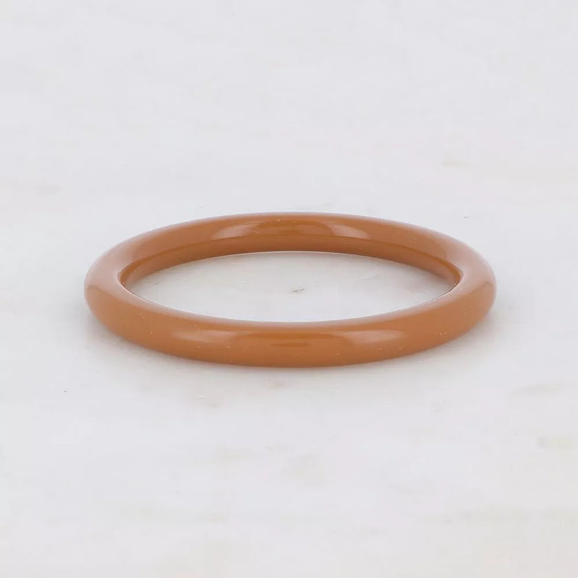 Bracelet jonc fermée résine colorée