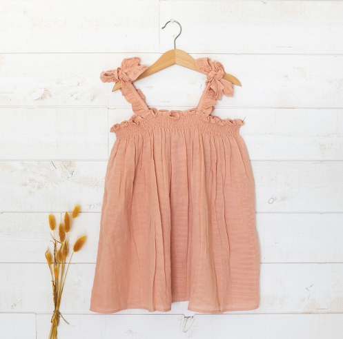 Robe de plage | Joy rose