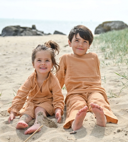 Robe de plage | Laurette Ocre