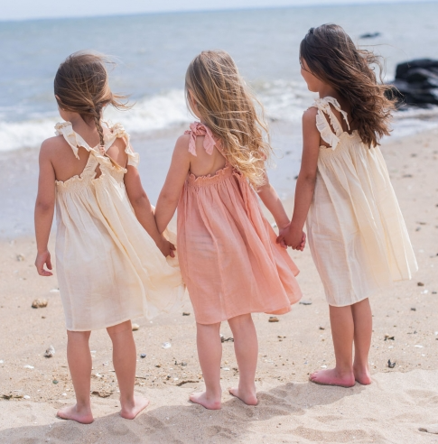 Robe de plage | Joy rose