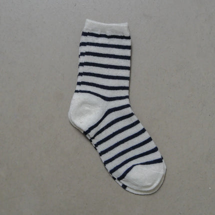 Chaussette mariniere ecru