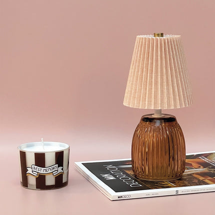 Lampe LED LÉONORE Brun – Sans Fil