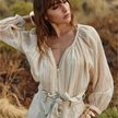Blouse Enara | Rayures Lurex