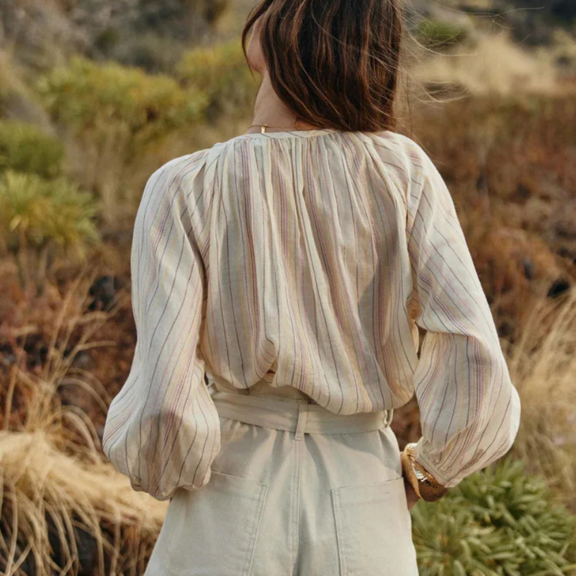 Blouse Enara | Rayures Lurex