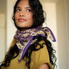 Grand foulard manon purple