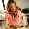 Grand foulard punam camel