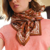 Grand foulard punam camel 