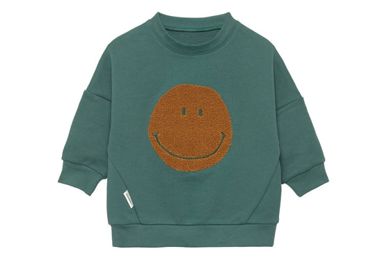 Pull enfant | Coton bio, Little Gang, Smile vert