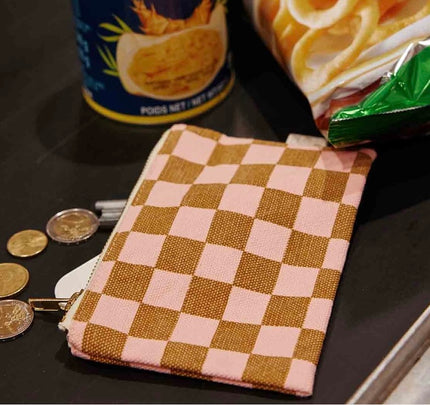 Porte-Monnaie Marie | Damier Strawberry