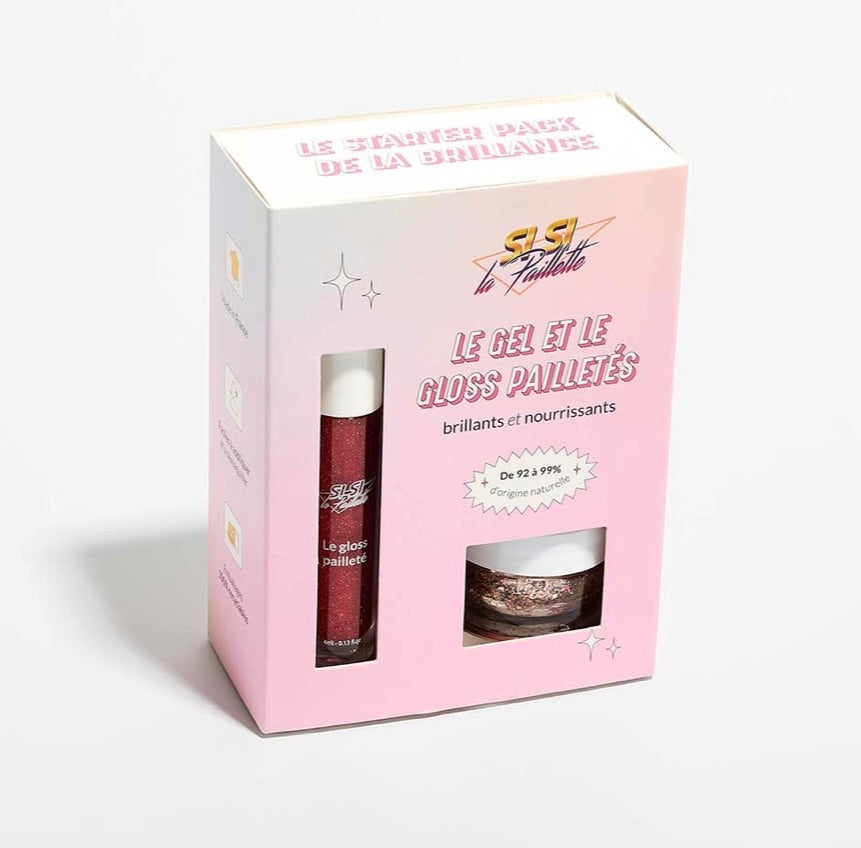 Coffret Gel et Gloss Pailletés Vegas