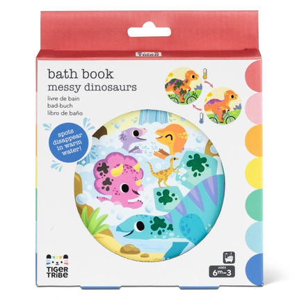 Jeux de bain bath book messy dinosaurs