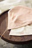 Lot 2 Bavoir Bandana | Velvet Rib Wild Rose / Ivory