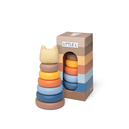 Jouet a empiler chat