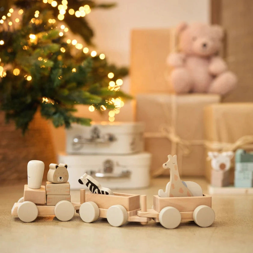 Jouet train en bois Jungle Jambo