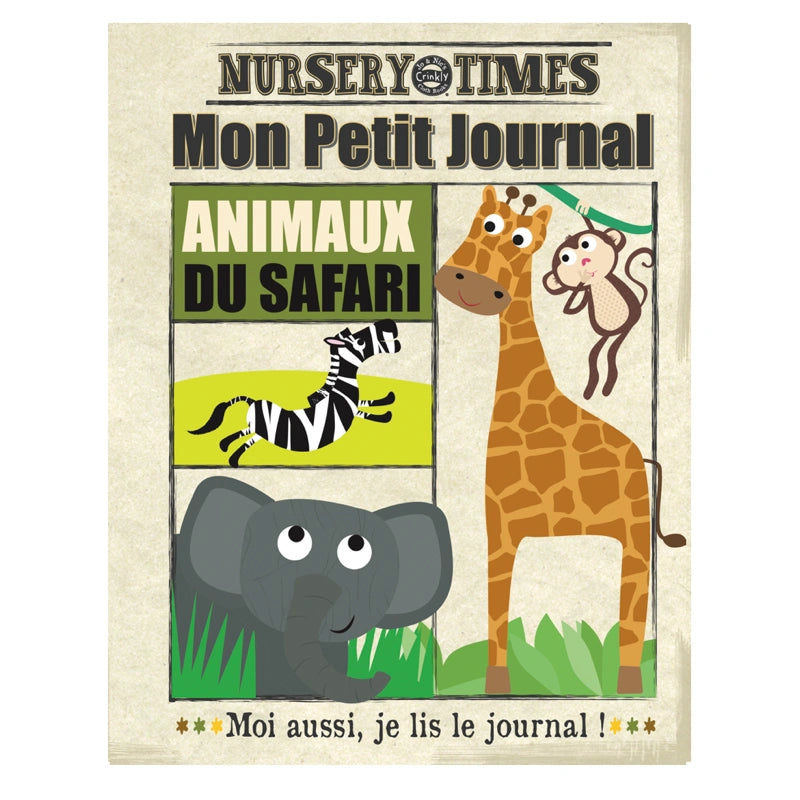 Journal bebe animaux du safari