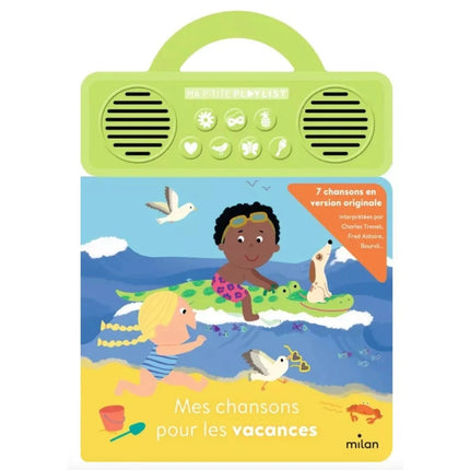 Livre sonore mes chansons pour les vacances