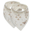 Lot 2 Bavoir Bandana leafy dreams
