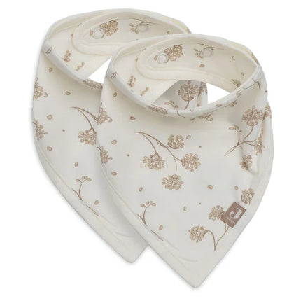 Lot 2 Bavoir Bandana leafy dreams