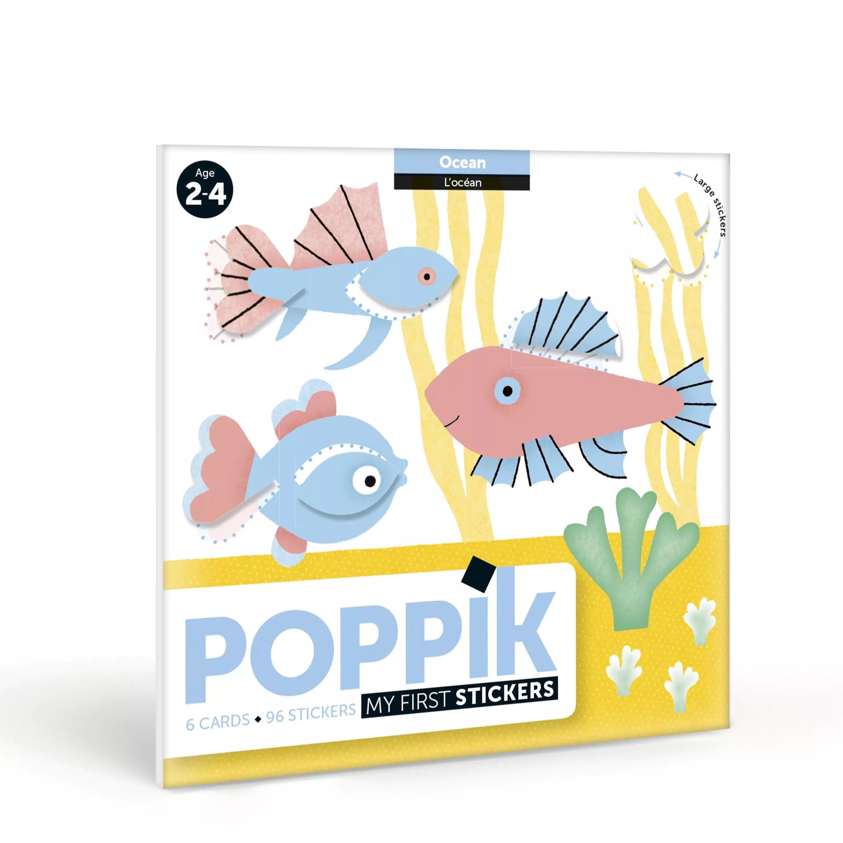 Mes premiers stickers 6 cartes + 96 stickers