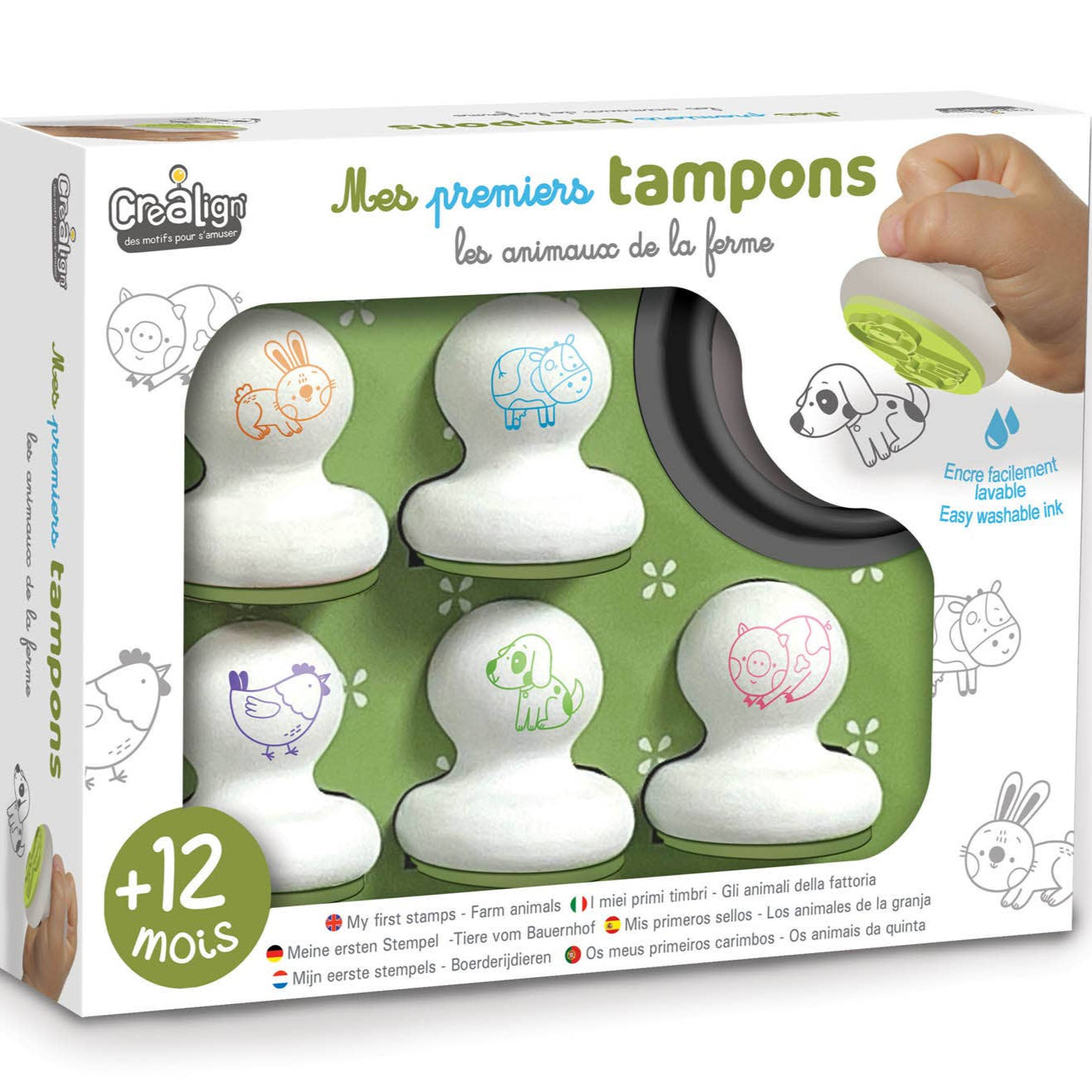 Mes premiers tampons les animaux de la ferme