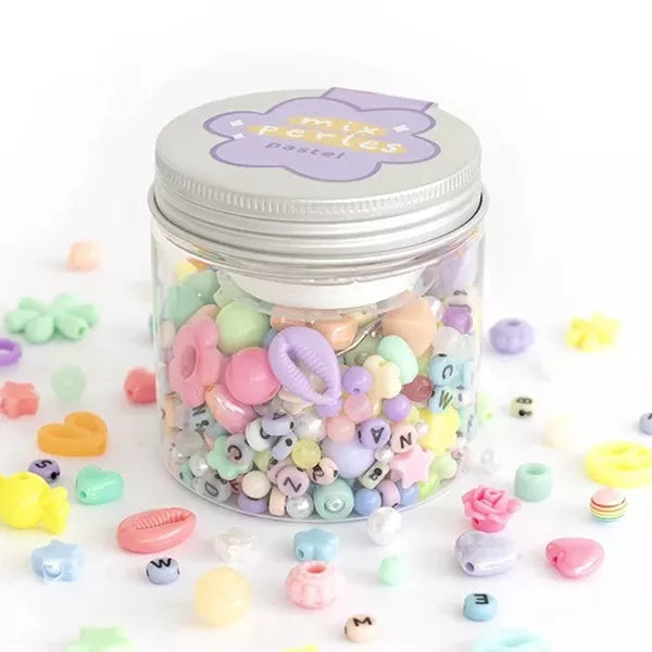 Mix de perles - Pastel 