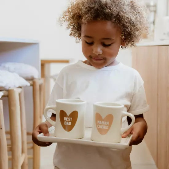 Mug en céramique Best Dad et Maman chérie