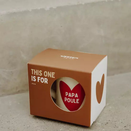 Mug en céramique papa poule