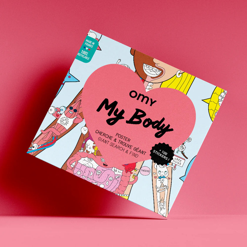 Poster Chercher & Trouve géant | My body