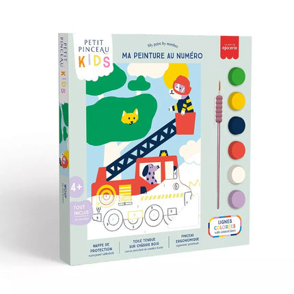 petit pinceau kids peinture au numéro Wouf