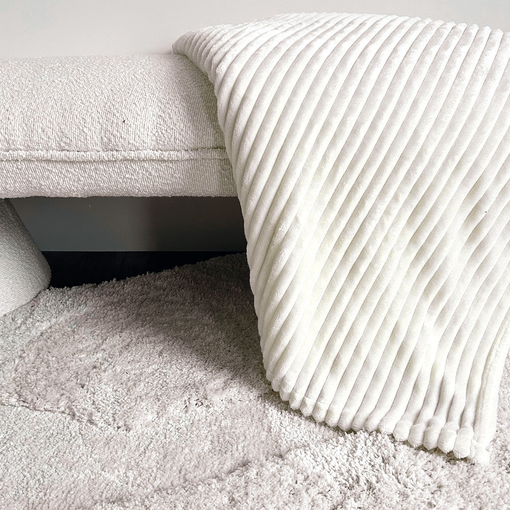 Plaid housy blanc