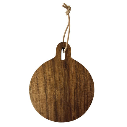 Planche a decouper ronde en bois
