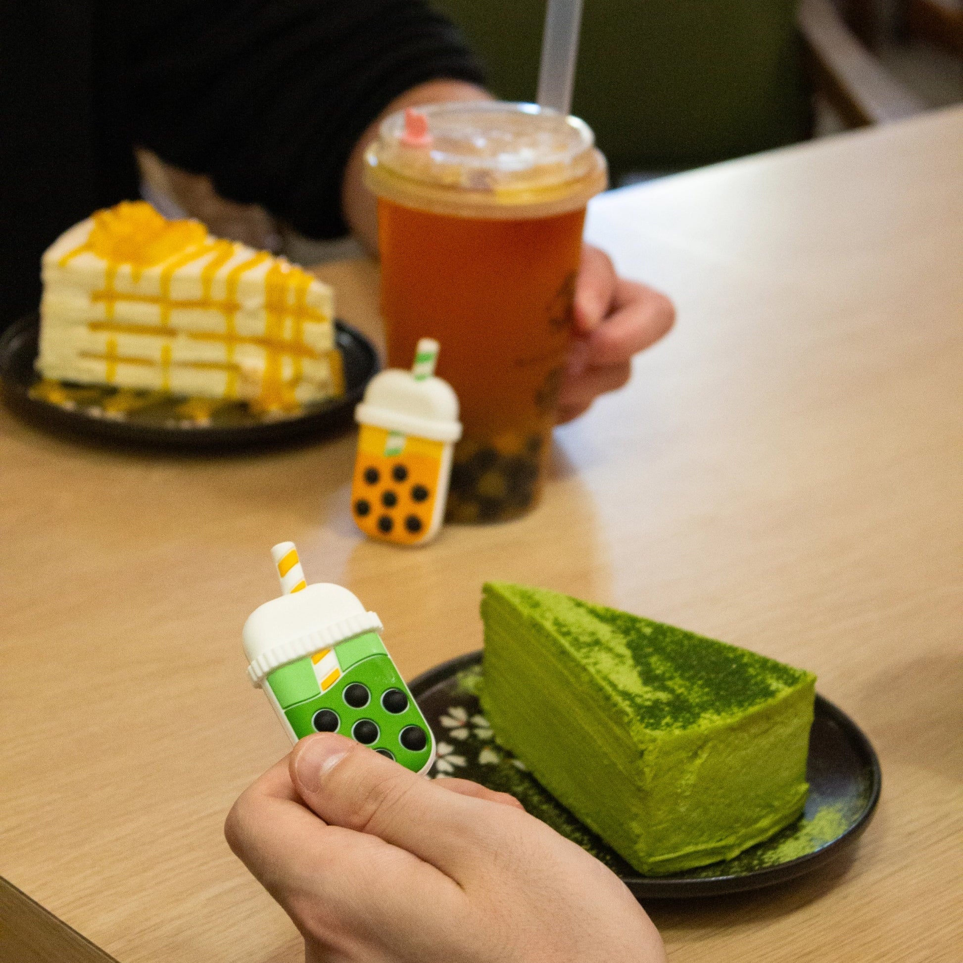 Porte monnaie matcha
