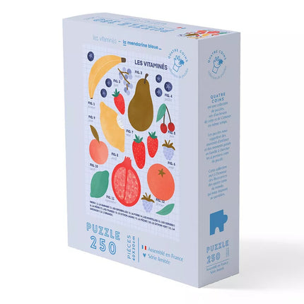 Puzzle la mandarine bleue les vitamines