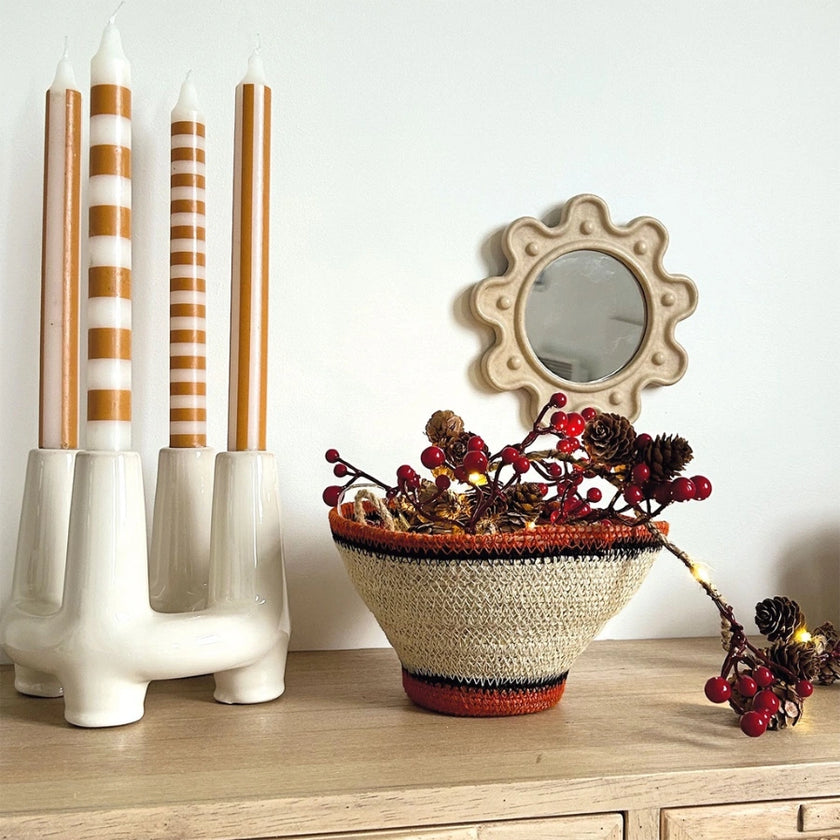 Set 4 bougies longues paul ocre