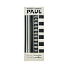 Set 4 bougies longues paul noir